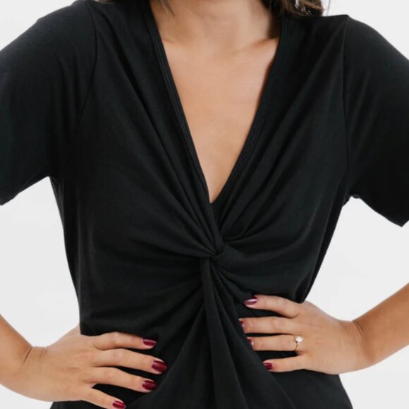 BNWT Smash + Tess Layla Twist Romper, Black, XL - Picture 2 of 5